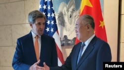 ABD İklim Elçisi John Kerry ve Çin’in İklim Elçisi Xie Zhenhua