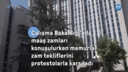 Memurlar maaş zam tekliflerini protestolarla karşıladı
