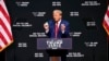 Republican presidential nominee former President Donald Trump speaks at a campaign rally Aug. 14, 2024, in Asheville, N.C.