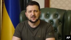 Prezidan Ikrenyen Volodymyr Zelenskyy, Mekredi 20 Avril 2022. 