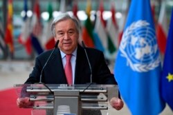 Sekrete Jeneral Nasyonzuni Antonio Guterres.