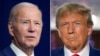 Ảnh phối hợp: Tổng thống Joe Biden, trái, và cựu Tổng thống Donald Trump.