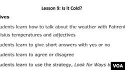 Lesson Plan - Let's Learn English Lesson 9