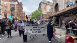 Londra'da Caddeler Bugün Sağlıkçıların