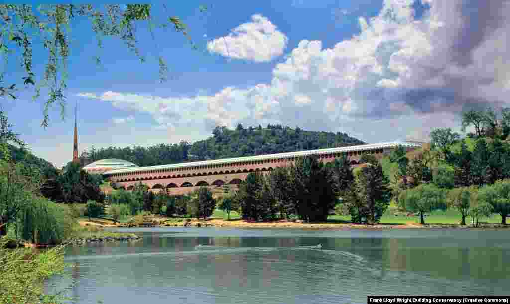 Marin County Civic Center, San Rafael, California, 1957