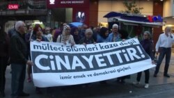 İzmir’de Mülteci Ölümlerine Protesto