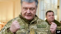 Tổng thống Ukraine Petro Poroshenko.