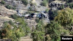 Helikopterler Türkiye'nin arazide PKK'yla mücadelesinde kilit rol oynuyor.