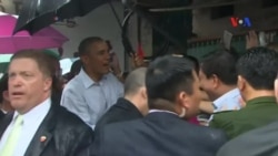 TT Obama ăn bún chả và tham gia show truyền hình của CNN ở Hà Nội